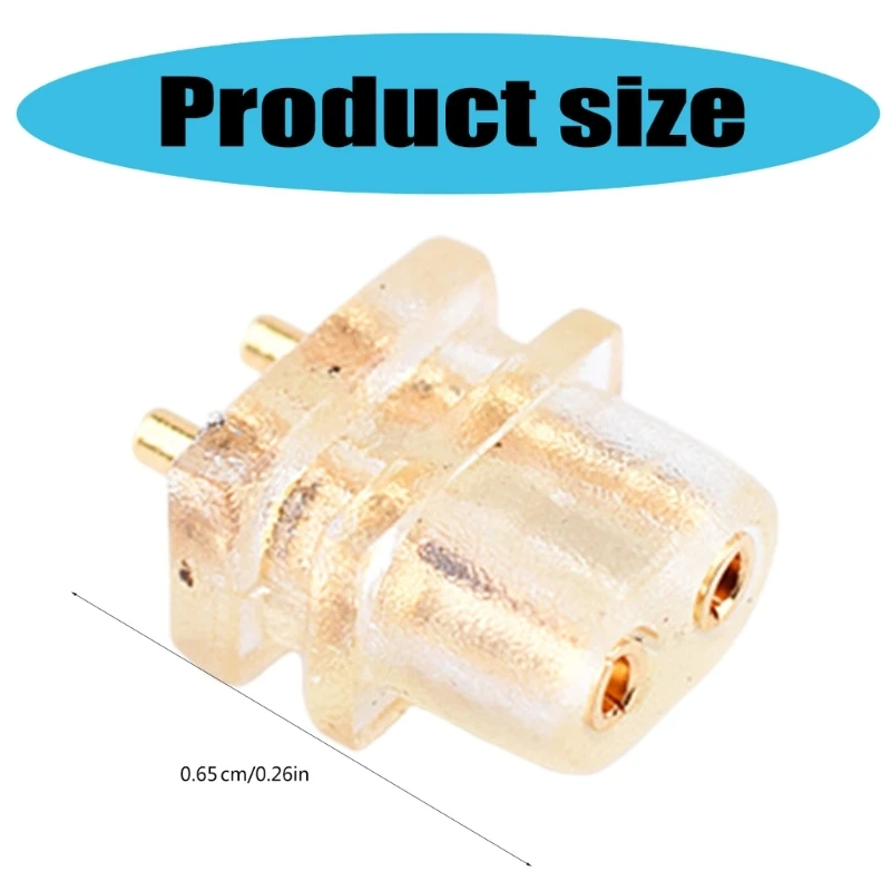 Robusts 0,78 mm 2-Pin-QDC/UE18-Buchse für Unterhaltungselektronikzubehör