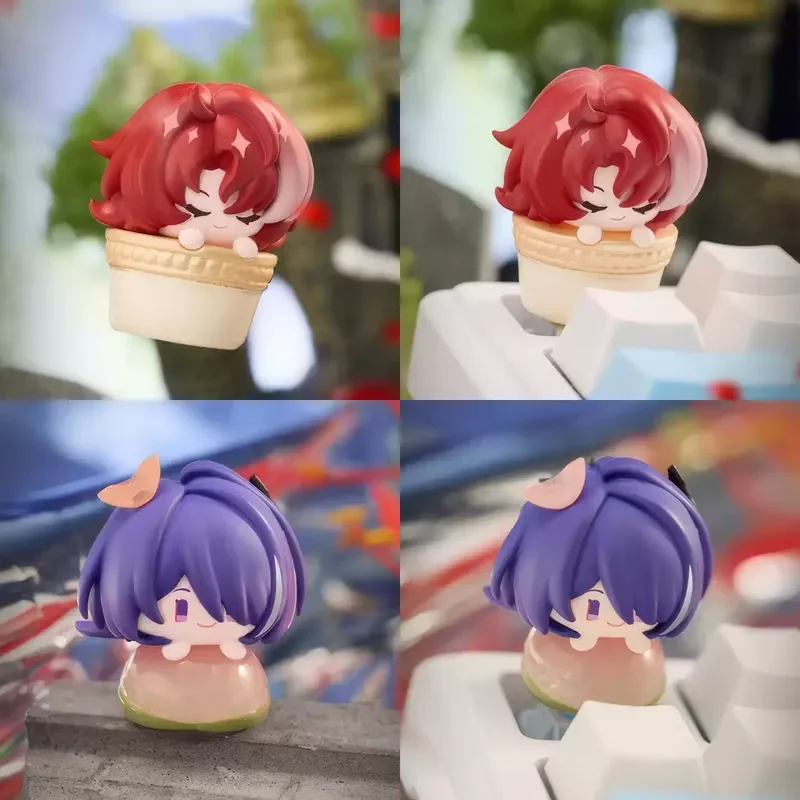 

Брендовые колпачки для клавиш Honkai Star Rail Genshin, второе издание, модная слепая коробка, набор ключей Artisan, индивидуальные колпачки, коллекционный декор