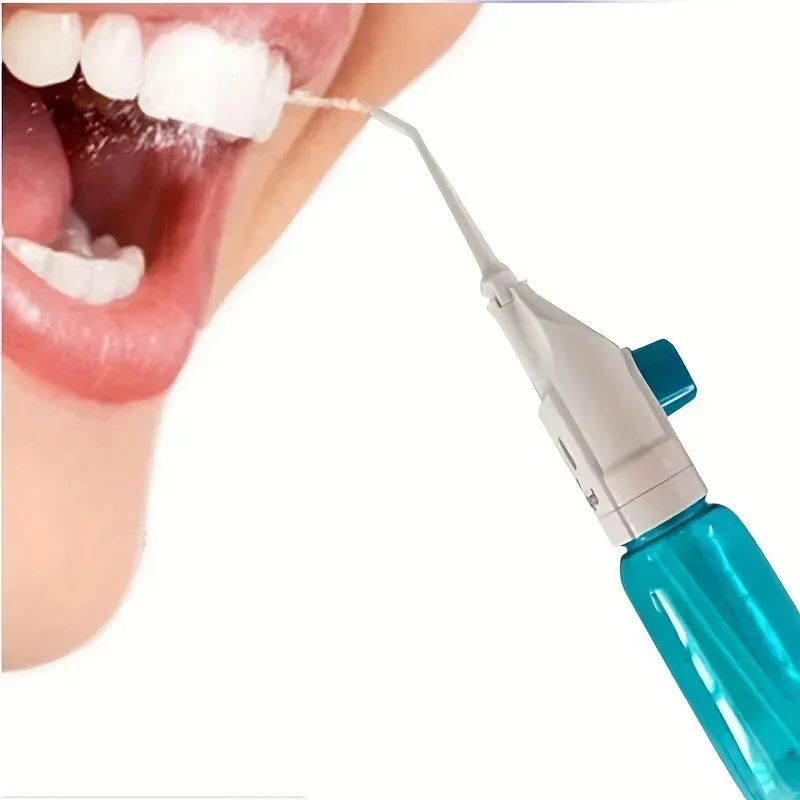 1PC Toothpick Style Portable Manual Water Flosser High-Pressure Oral Irrigator for Deep Cleaning of Gums And Teeth Care