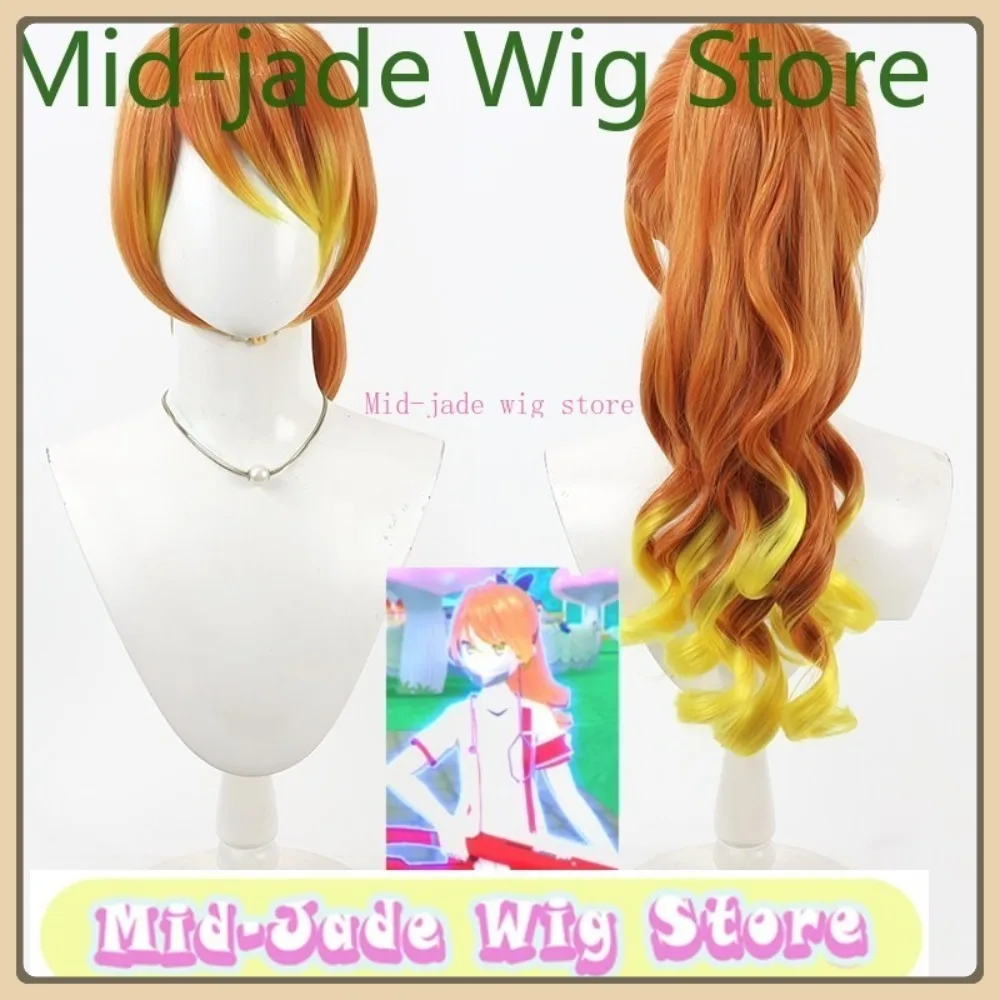 

Mid-jade Wig Store COMPASS Cosplay Wig Halloween Anime Game Role Playing Synthetic Hair Clothing Props