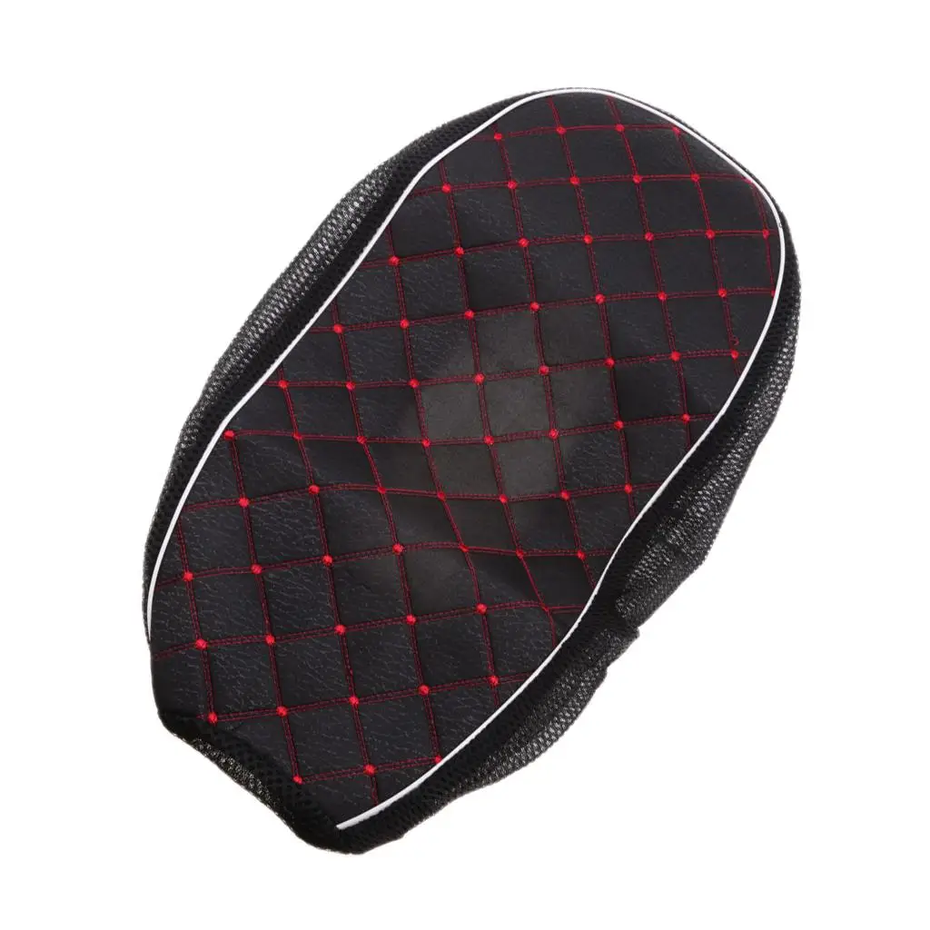 2X Black Motorcycle Electric Car Scooter Waterproof Seat Cushion