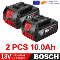 2024 BAT610G+AL1820CV for Bosch professional 18V 6.0AH Li-ion battery replacement with LED & for Bosch quick charger 14.4V-18V