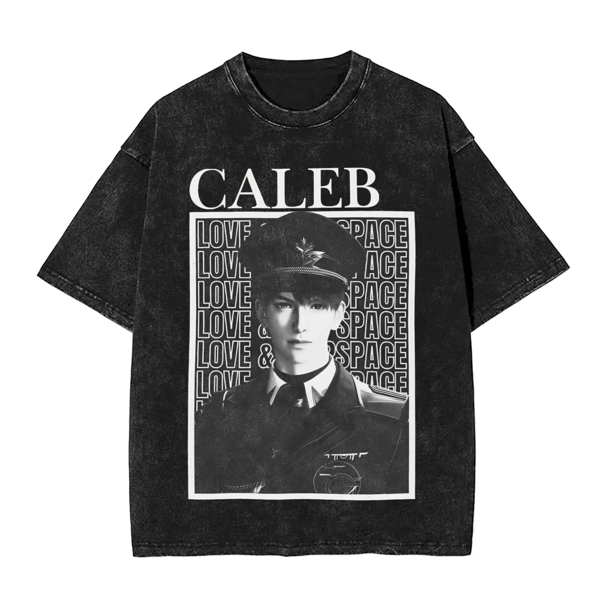 고죠 실루스 걸 디너 제인 러브 딥스페이스 티셔츠 남성용 코튼 퍼니 티셔츠 라운드넥 티셔츠 반팔 탑 선물 아이디어