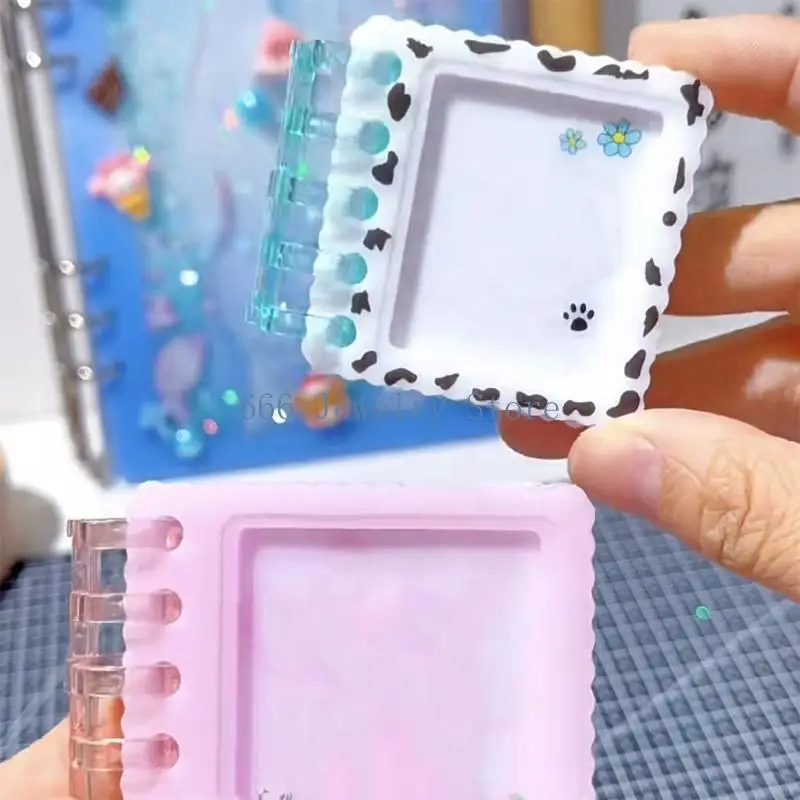 F2TD DIY Note Book Cover Silicone Mold Handcraft Epoxy Tools Resin Molds for 3D Craft