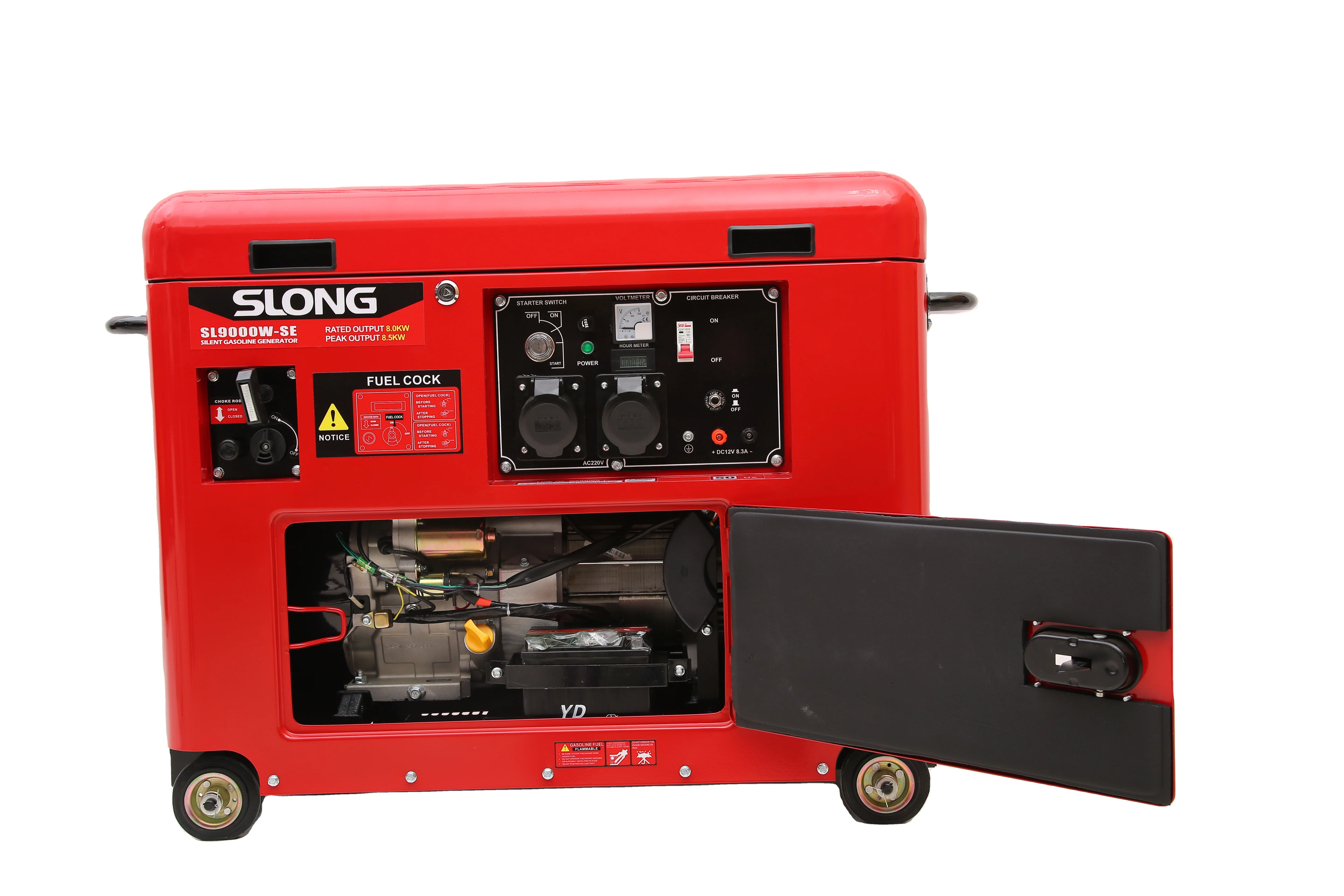 Slong SL6500W-SE-LPG wholesale  high quality 5kw 6kw 8kw 9kw 10kw 12kw 15kw LPG NG Petrol silent generator