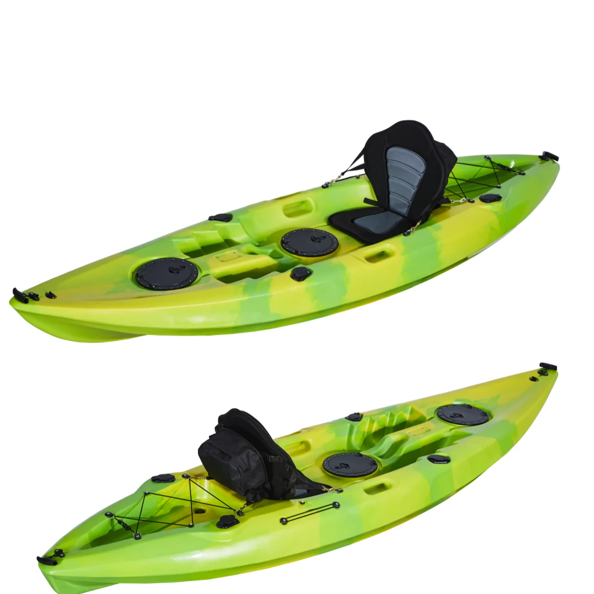 9.6 Ft Plastic Fishing Boat Fishing Kayak/canoe Single Sit On Top