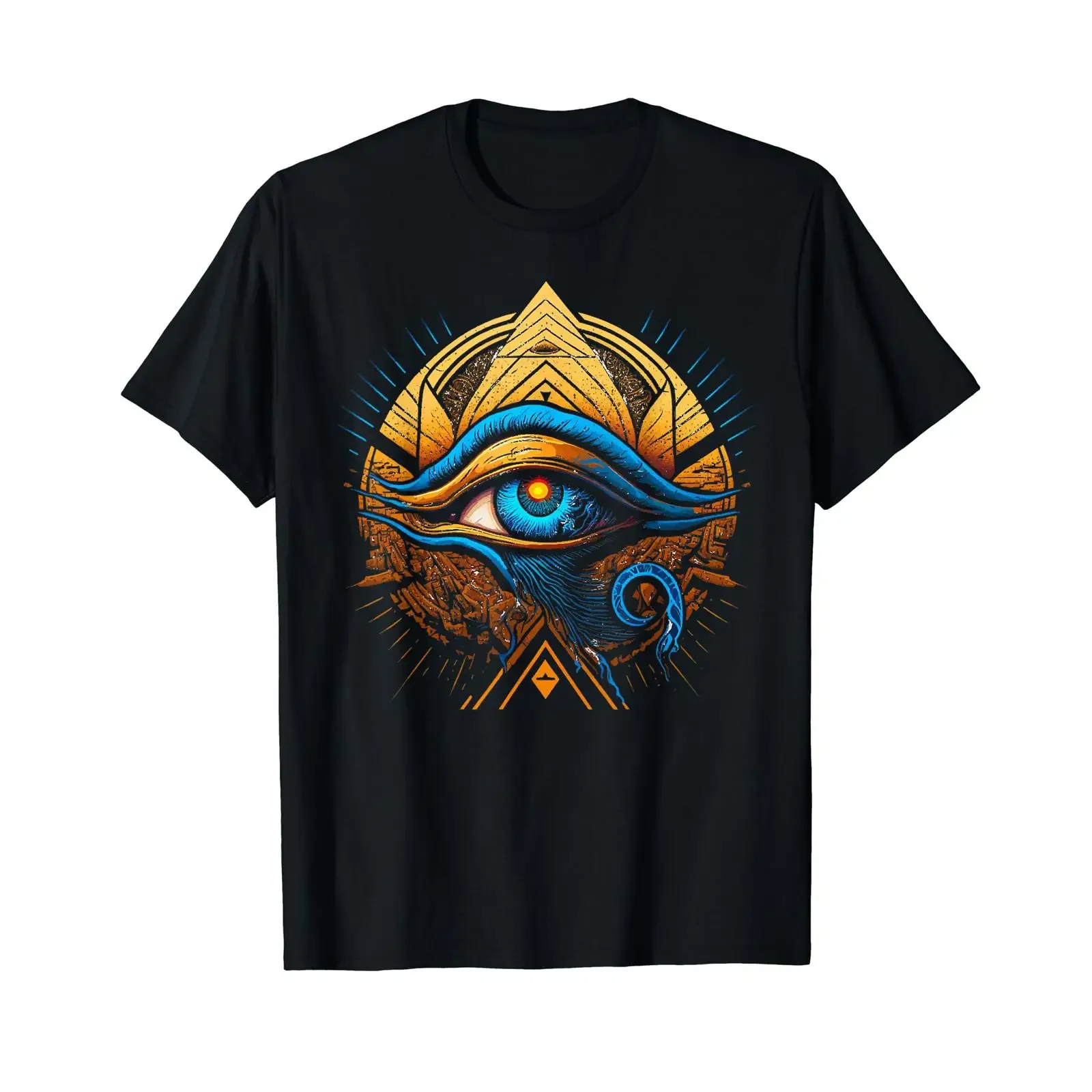 Eye Of Horus Symbol Ancient Egyptian God Egypt Mythology T Shirt vintage Washed Slightly fashion Stylish Stretched Soft Unisex