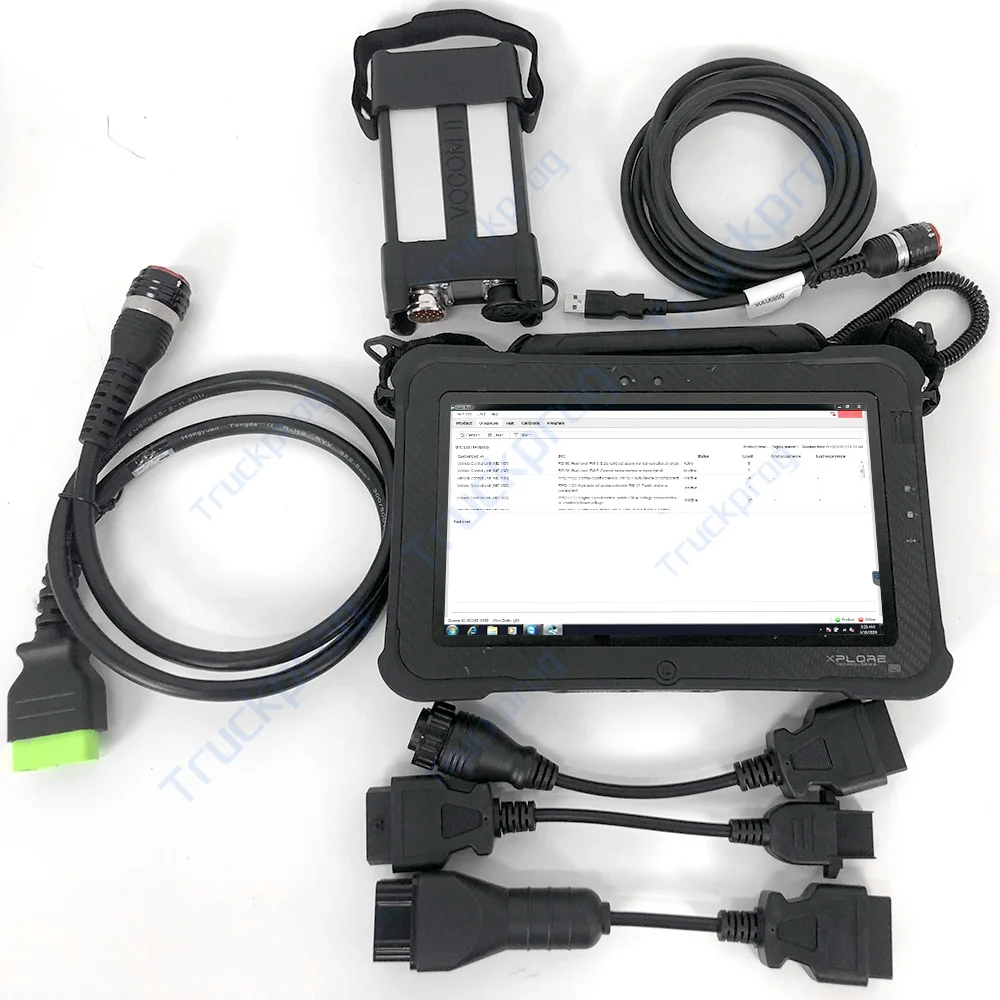 Xplore tablet Vol-vo Vocom 2 88890400 Truck Diagnosis Premium Tech Tool OBD 2 Scanner PTT for Ren-Ault UD Mack Diagnostic Tool