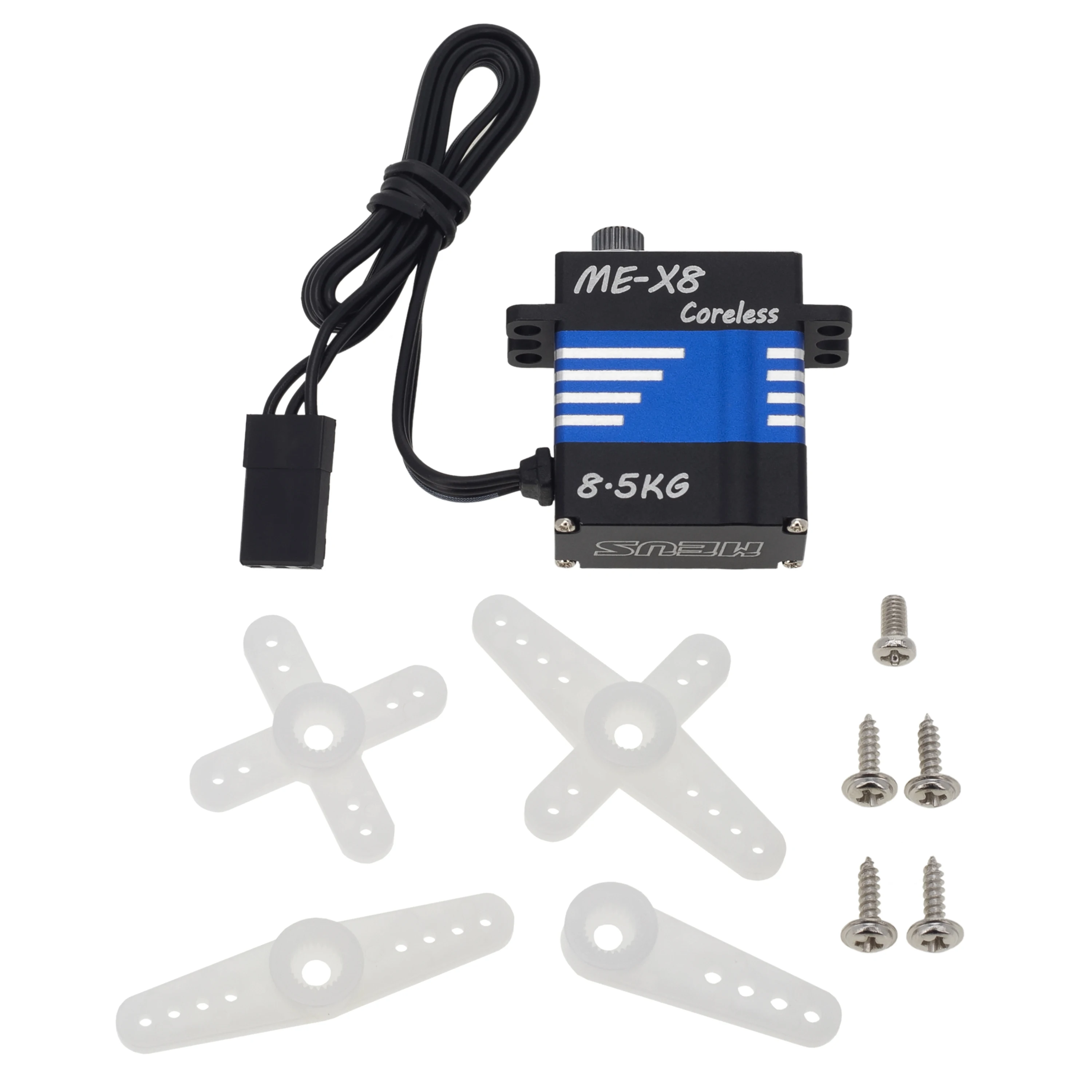 MEUS Racing RC Micro Servo 8.5KG z wysokim momentem obrotowym do SCX24 TRX4M 1/10 1/8 RC Crawler Car