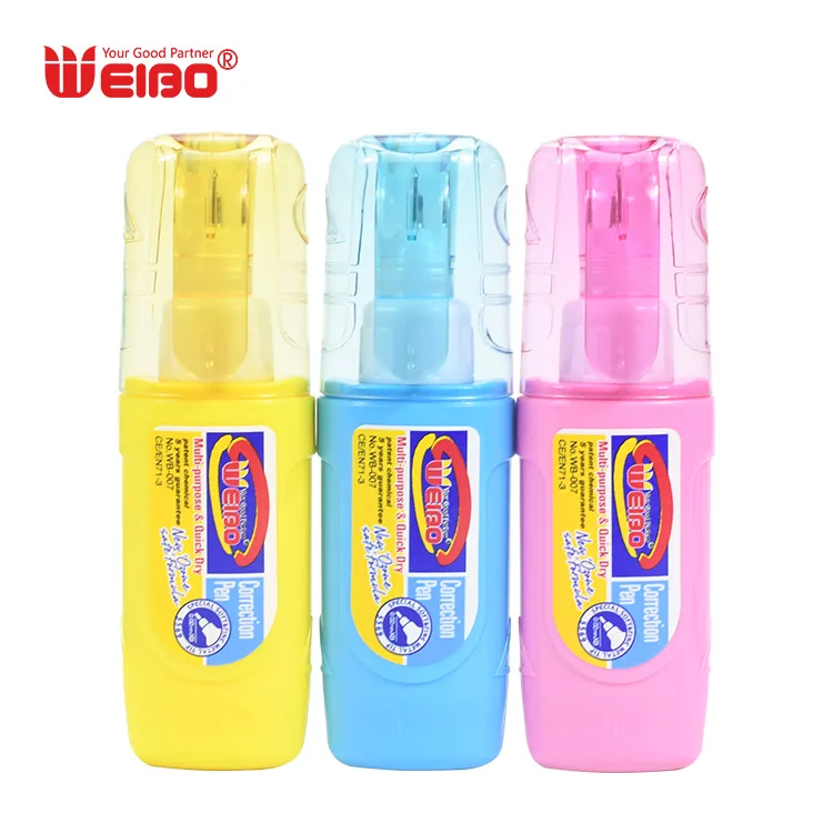 WB-007 Creative cartoon correction fluid mini large capacity correction fluid student supplies stationery correction fluid