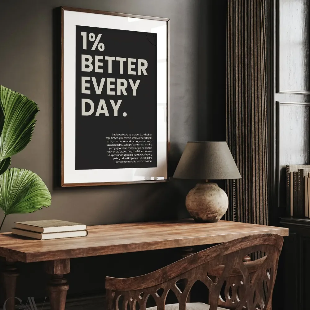 Motivational Quotes Canvas Print Poster Modern Minimalist Inspirational Discipline Art Prints Bedroom Wall Art Home Decor Poster