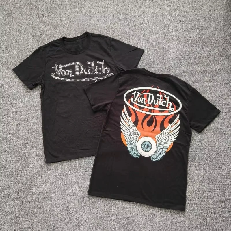 2026 Sommer Herren Lässiges Rundhals-Kurzarm-Baumwoll-T-Shirt Sommerurlaub-Oberteil Lustige Grafik-T-Shirts Y2K Streetwear – Detail 6