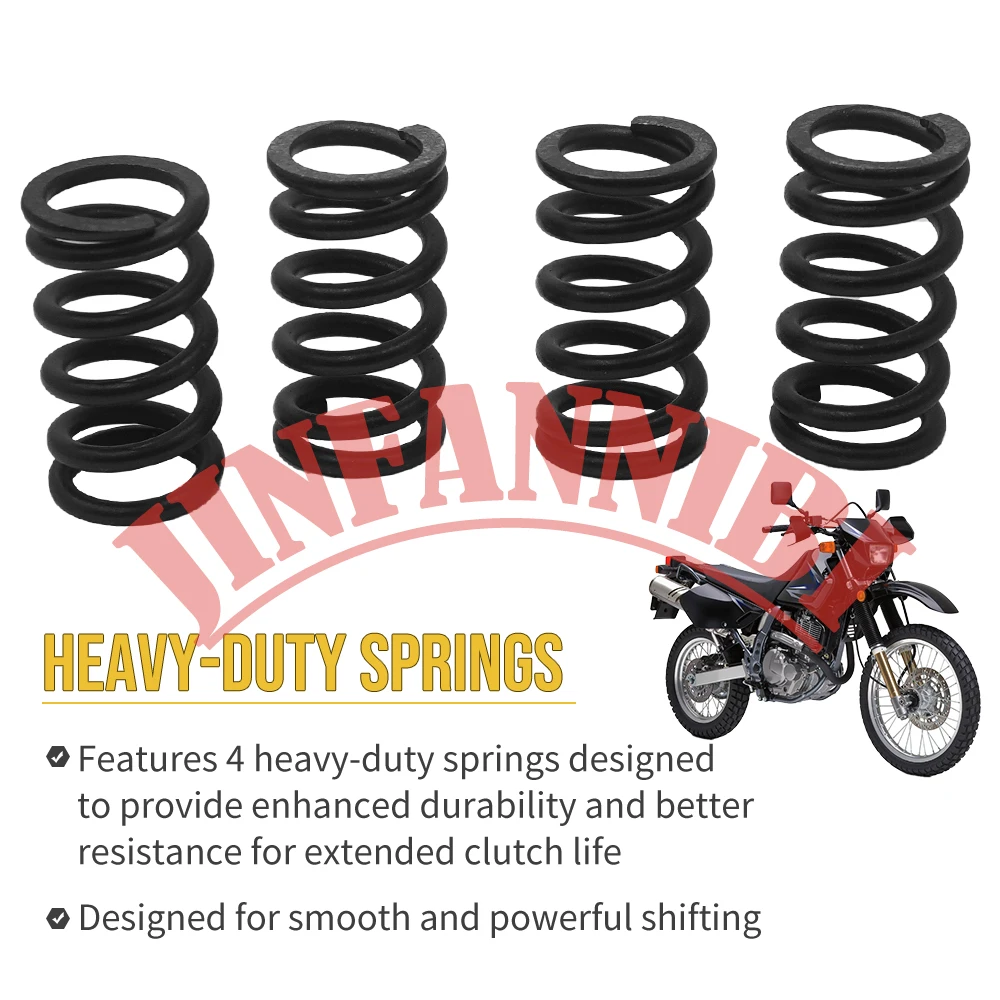 Clutch Friction Steel Plates Spring and Gasket Kit For Suzuki DR650SE 1996-2018 2019 2020 2021 2022