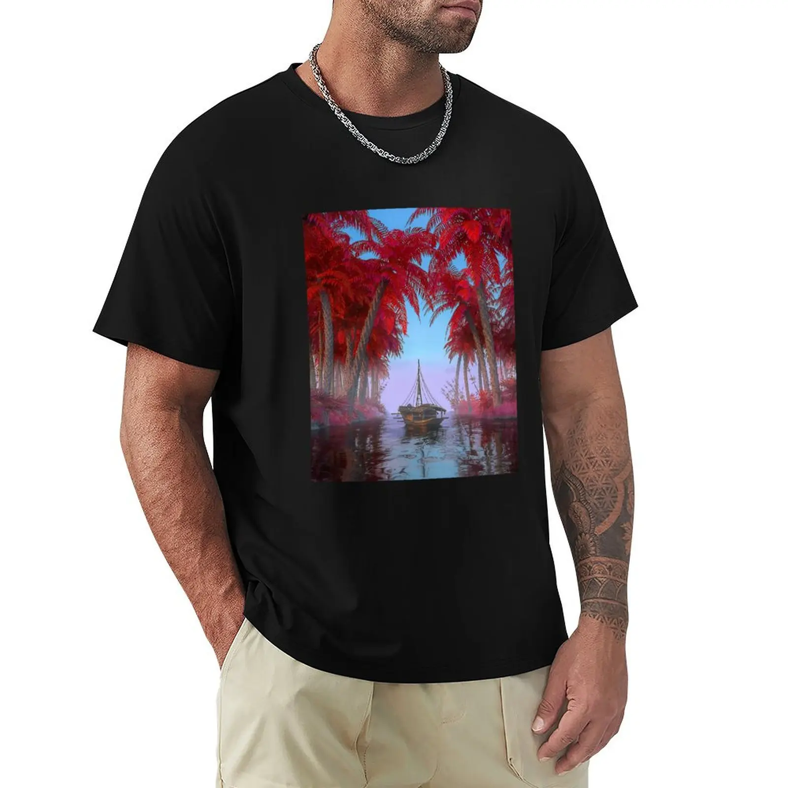 Beeple UPCOMING WATERFALL T-Shirt man t shirts for men casual T-Shirt