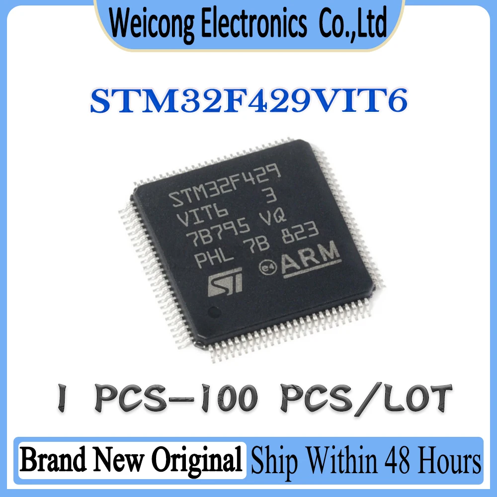 STM32F429 STM32F429VIT6 STM32F429VIT STM32F429VI STM32F429V STM32F STM32 STM New Original IC MCU Chip LQFP-100