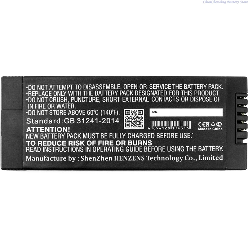Cameron Sino 12.6V 4400mAh battery 1003022 for GE Inspection USM33, USM33 Flaw Detector, Krautkramer USM 33 +TOOL