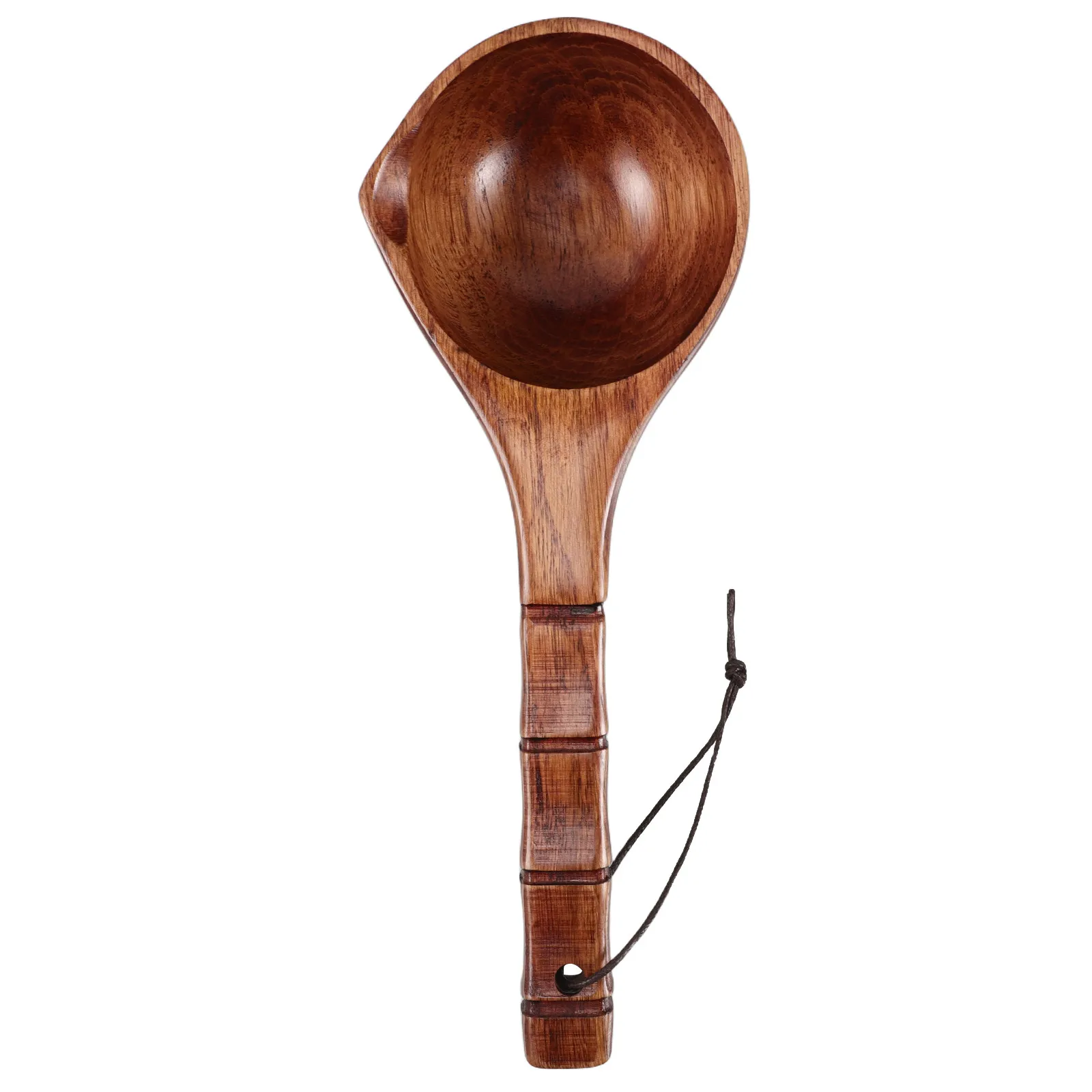 

Wooden Bath Scoop with Long Handle for Home Showering Plant Watering Car Wash Functional Elegant Design Sturdy Natural Wood