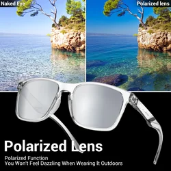SCVCN Polarized Sunglasses UV400 Fishing Glasses Outdoor Sports Road Drving Goggles for Men Women Bicycle Cycling Glasses