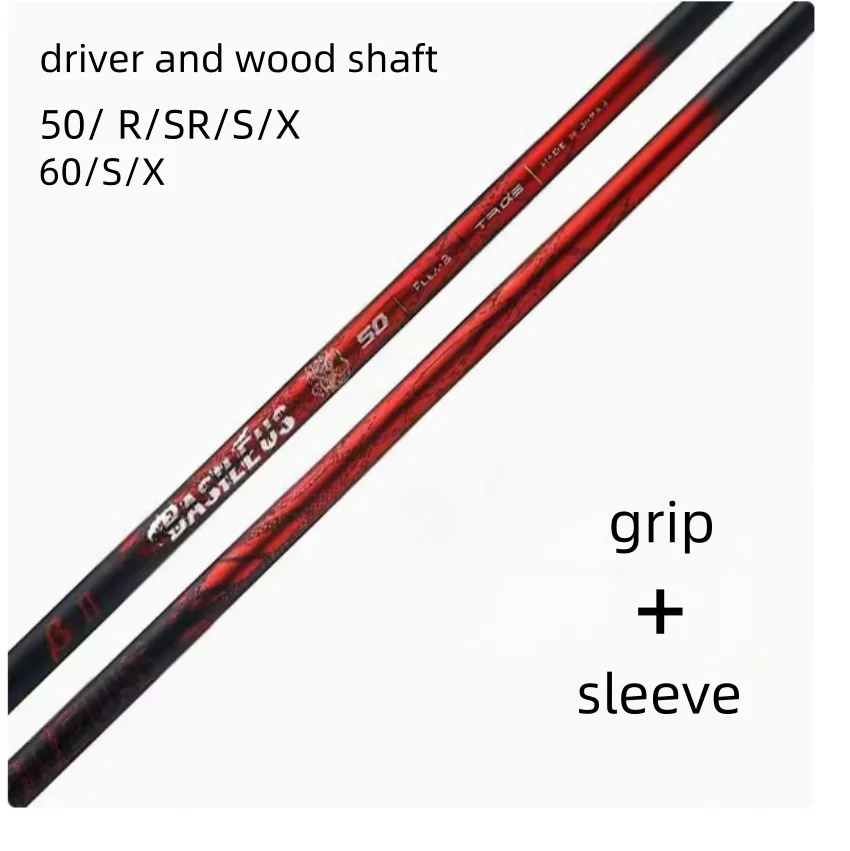New Golf Drivers Shaft Basileus Graphite 50/60 R/SR/S/X Shaft Free Assembly Sleeve and Grip