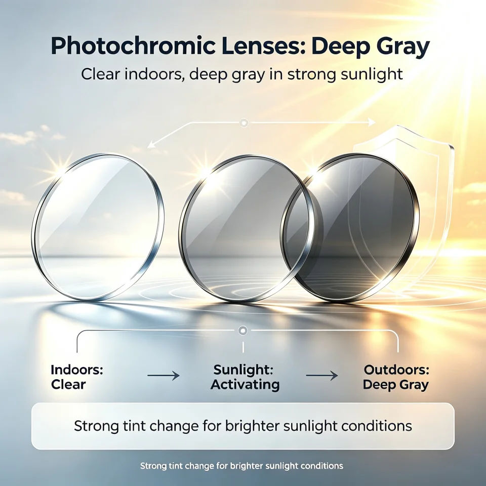 1.56 1.61 1.67 1.74 Various types of ordinary solar lenses, photochromic lenses, resin PC super tough anti drop, anti blue light
