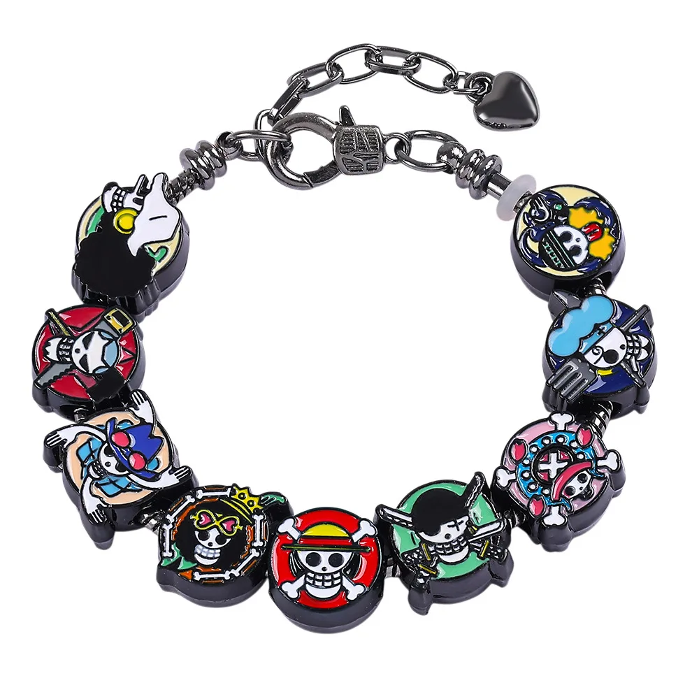 One Piece Monkey D. Luffy DIY Anime DIY Bracelet Beads Fashion Cartoon Accessories Niche Personalized Trendy Gifts