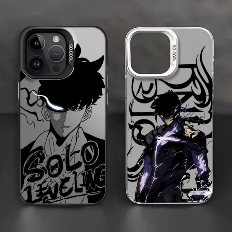 أنيمي سولو التسوية جراب هاتف ل ممن لهم رينو 14 13F 12F 11F 12 10 11 13 برو 8T 7 8 10 برو زائد A3X العثور على X8 غلاف الصلب IMD غطاء #6