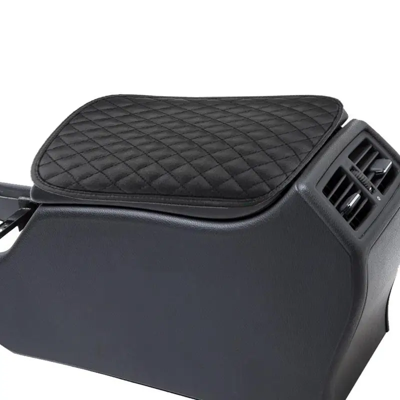 Car Console Covers Waterproof Car Armrest Extender Universal Vehicle Armrest Seat Box Cover PU Leather Armrest Cover For Auto