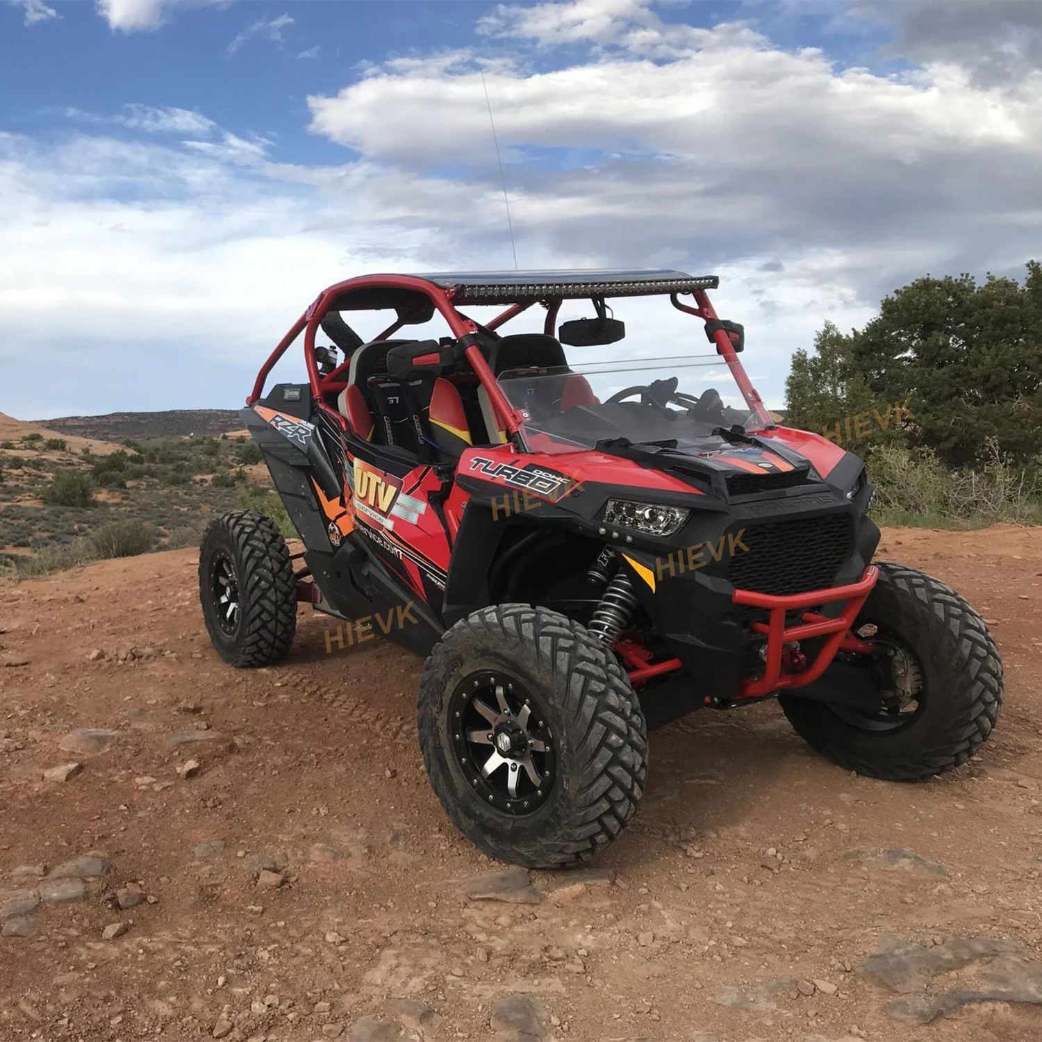 

Зеркало заднего вида UTV Center для Polaris General RZR Ranger 570 900 1000 XP, выпуклое, на замену креплению на дугу безопасности