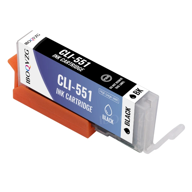 IBOQVZG 550XL 551 XL Ink Cartridge For Canon PGI 550 CLI551 Compatible For Canon Pixma MG7150 MX725 IX6850 MG5450 IP7200 Printer
