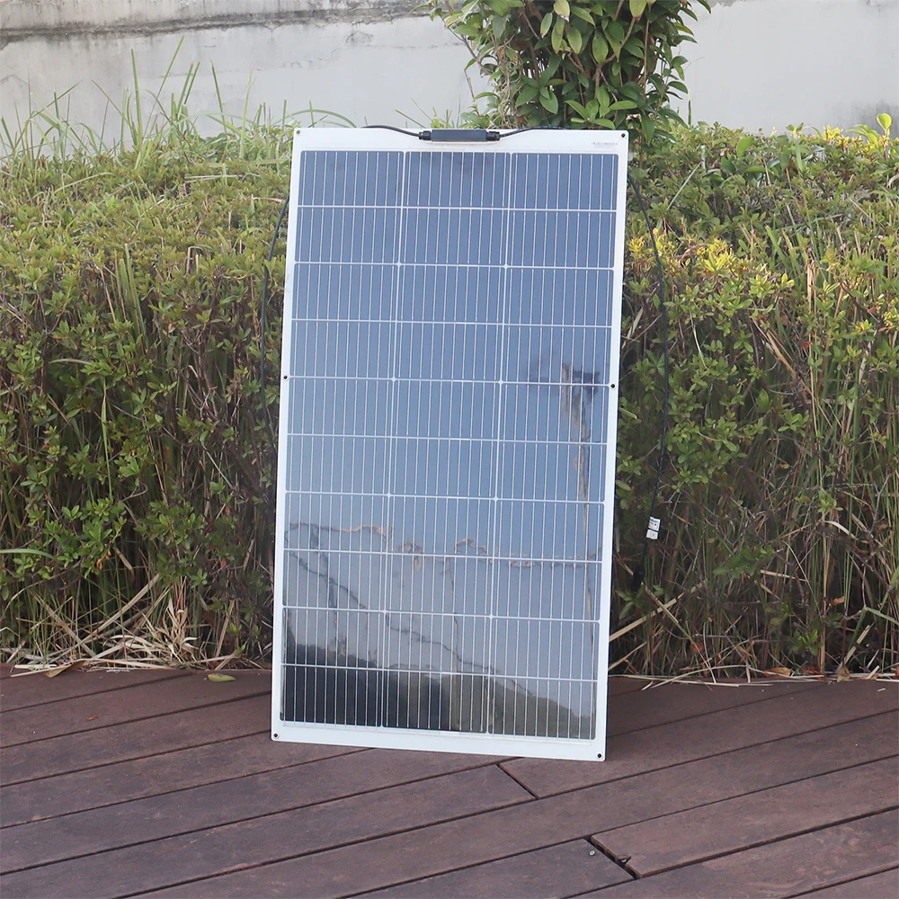 BOGUANG الألواح الشمسية شاحن بطارية 12 فولت 24 فولت 36 فولت 48 فولت 100 واط-1000 واط خفيفة الوزن لوحة طاقة شمسية قوة السيارة متنقل يخت التخييم