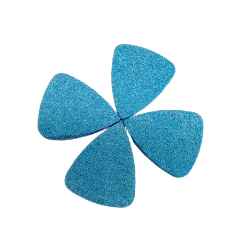 

Free Shipping Lagged Felt Guitar Picks, Blue Color, 3mm, Drop Shipping