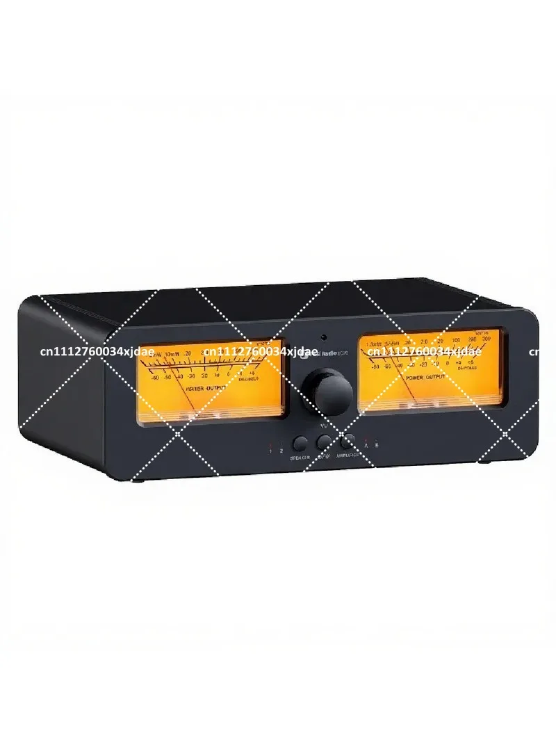 Hot Selling Audio Splitter 2 in 2 Out Speaker Selection Switcher Power Amplifier with VU Meter