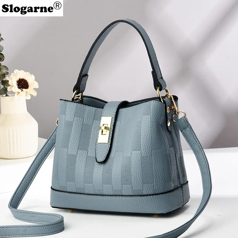 Damenhandtasche 2026 Vielseitige Modische Schultertaschen Damen Frühling Herbst Messenger-Tasche Luxus-Handtasche Trendige Leder-Umhängetasche