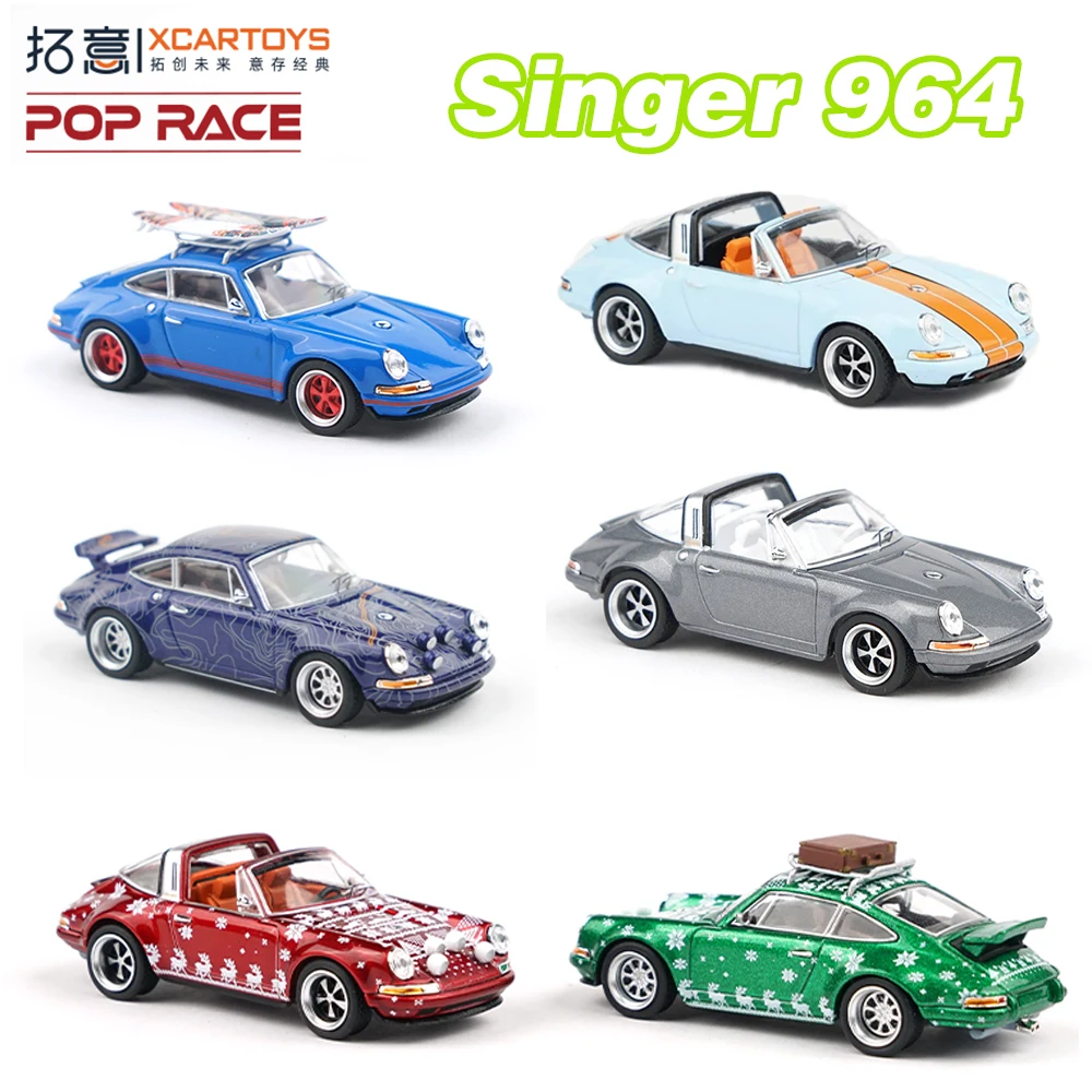 

Xcartoys Poprace 1/64 Singer 964 Diecast Model Car Sports Racing Vehicle Hobby Collection Mini Gift Toys for Adults