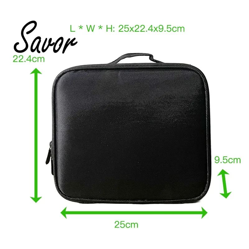 Coffee Tool Carrying Case with Removable Dividers and Compact Design Coffee Carrying Case Portable Removable Partitions Box