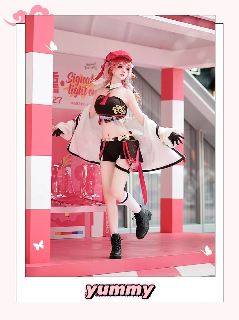 Yummy Cos Yanfei Cosplay Costume For Halloween Christmas Festival Party Daily Fashionable role-playing costumes