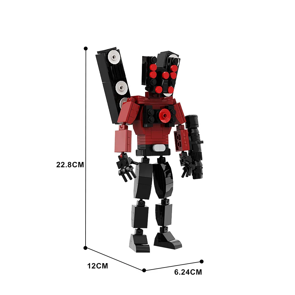 Skibidi Toilet Man Monitor Man Titan Speaker Man Titan Camera Man Titan Monitor Titan Block Toys Gifts for Boys and Girls