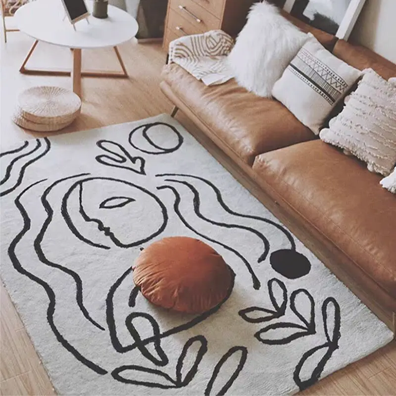 

Abstract Painting Carpet Rug Doormat Floor Mat Anti Slip Bedroom Living Room