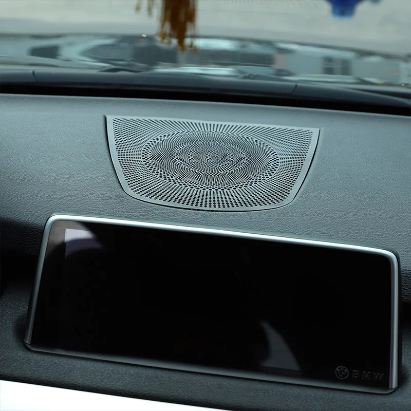 For BMW X5 X6 E70 E71 F15 G05 2008-2022 Car Styling Audio Speaker Dashboard Loudspeaker Cover Sticker Trim Interior Accessories
