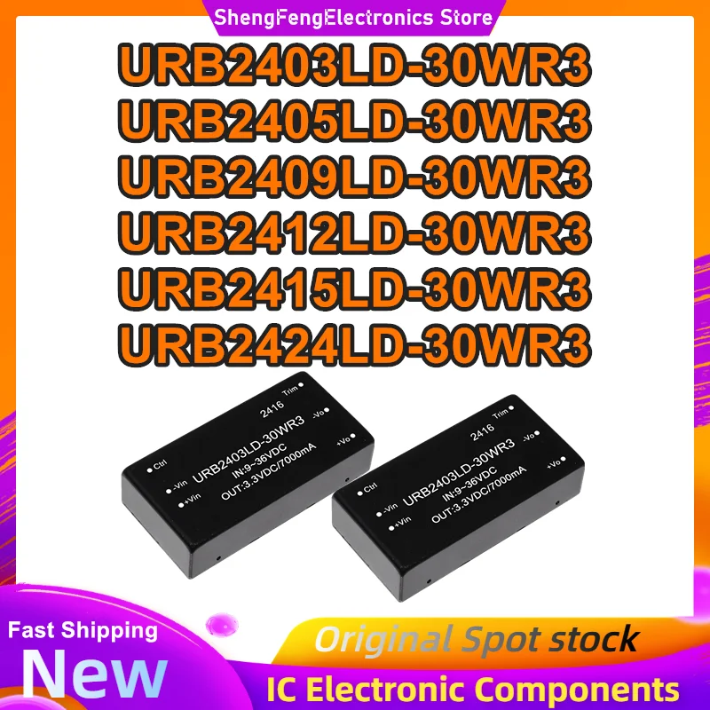 URB2403LD-30WR3 URB2405LD-30WR3 URB2409LD-30WR3 URB2412LD-30WR3 URB2415LD-30WR3 URB2424LD-30WR3 isolated power module New