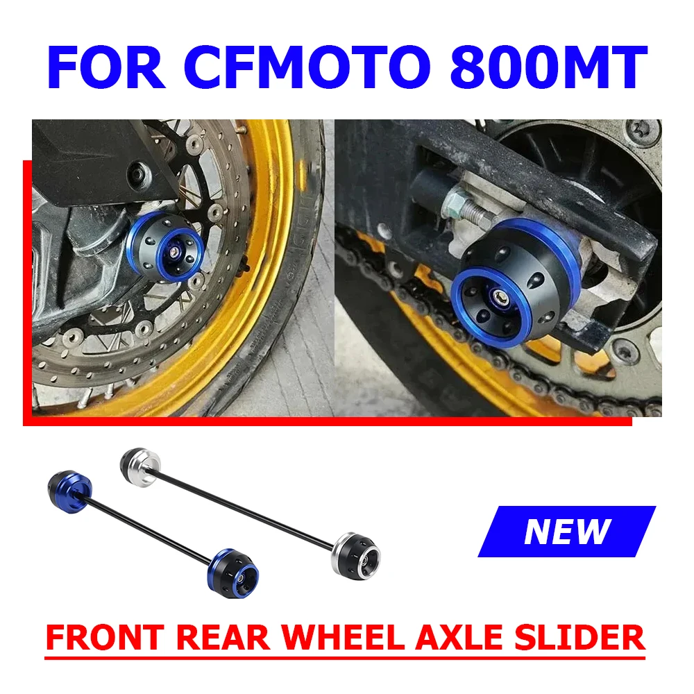 

Motorcycle Accessories Front Rear Axle Fork Crash Slider For CFMOTO 800MT MT800 MT 800 MT 2023 Wheel Anti-Collision Protector