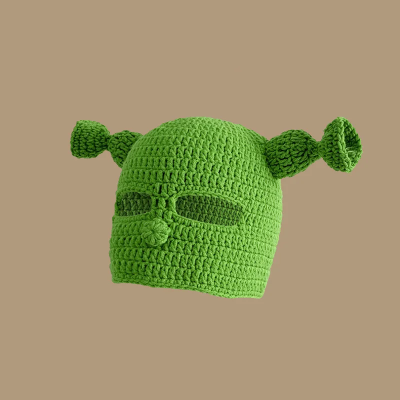 Cartoon Funny Halloween Hat Cute Octopus Cover Head Cap Three-dimensional Shape Knitted Wool Hat Winter Skullies Beanies Bonnets