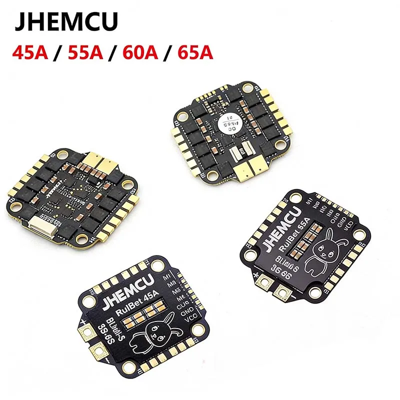JHEMCU RuiBet 45A 55A 60A 65A Dshot600 Quadcopter Four-in-One ESC