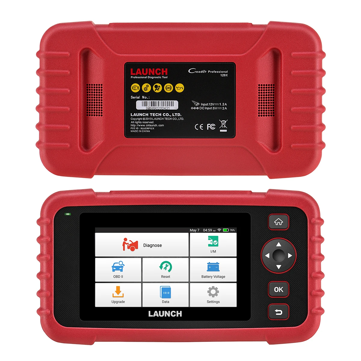 Durable 4 System Scan Tool escaner Launch crp 129x X431 CRP129X OBD2 Diagnostic for Car Care