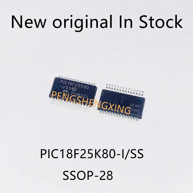 

10PCS/LOT PIC18F25K80-I/SS PIC18F25K80 8-bit Microcontroller - MCU SSOP-28