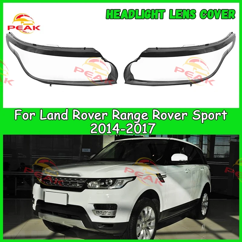 

For Land Rover Range Rover Sport 2014-2017 Car headlight cover cap Headlamp Shade Head Lamp headlight lamp cover car accessories