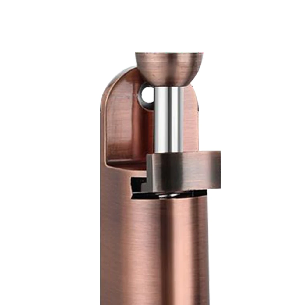 طقم أمان للباب تلسكوبي مزود بزنبرك، وضع معدني قابل للتعديل مع أدوات منزلية لواقي الحائط لفرامل القدم #5