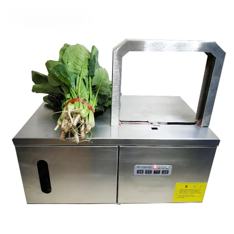 Bundling Machine Candle Money Sausage Daily Use Table Desktop Strapping Automatic Vegetables Bundling Machine