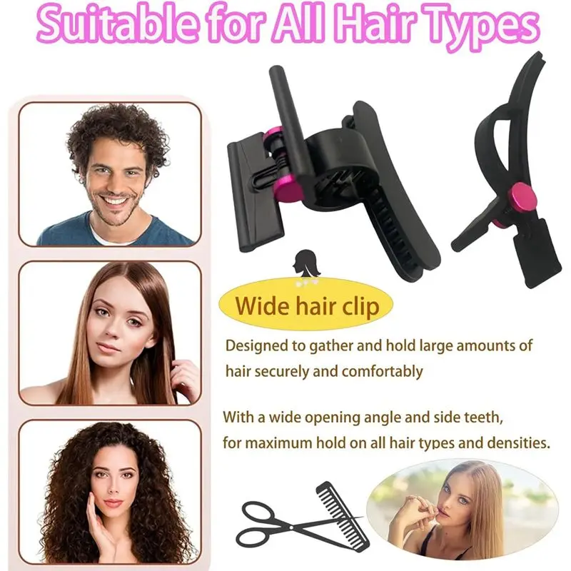 AEE4-Hair Clips For Dyson Hair Dryer And Airwrap Styler Hair Dryer Attachments