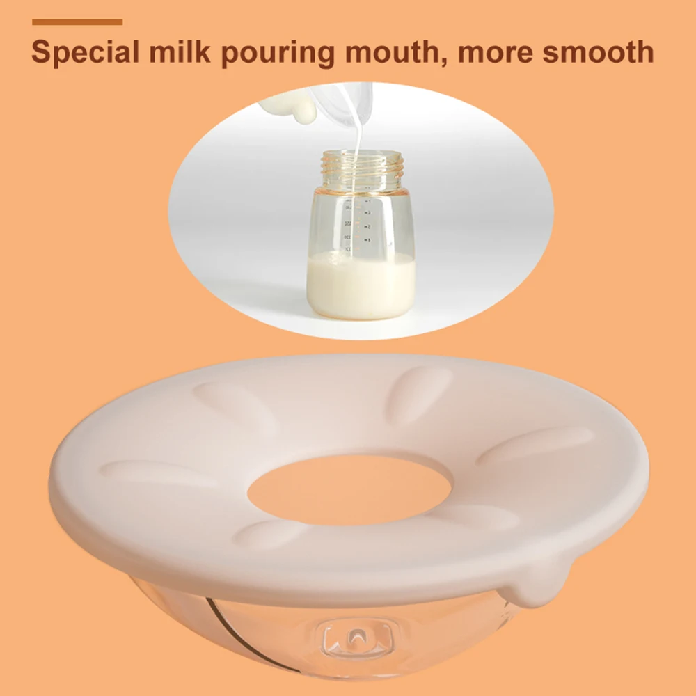 Wearable Milk Saver for Breastfeeding Manual Breastmilk Collector Silicone Breast  Milk Catcher for Collecting Leaking